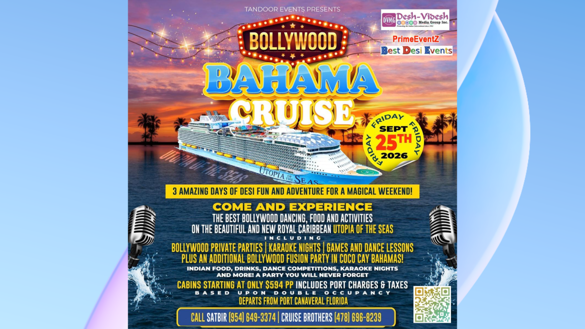 BOLLYWOOD BAHAMA CRUISE